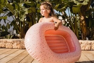 Piepūšamā laiva bērniem Little dutch Ziedi, rozā cena un informācija | Ūdens, smilšu un pludmales rotaļlietas | 220.lv