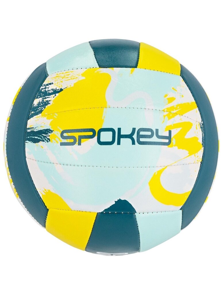 Volejbola bumba Spokey, 5. izmērs, zils/dzeltens cena un informācija | Volejbola bumbas | 220.lv