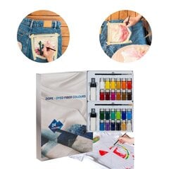 Набор красок для ткани цена и информация | Принадлежности для рисования, лепки | 220.lv