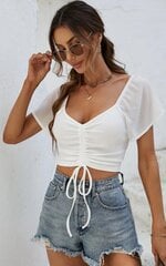 Tops sievietēm Gorglitter, balts цена и информация | Женские блузки, рубашки | 220.lv