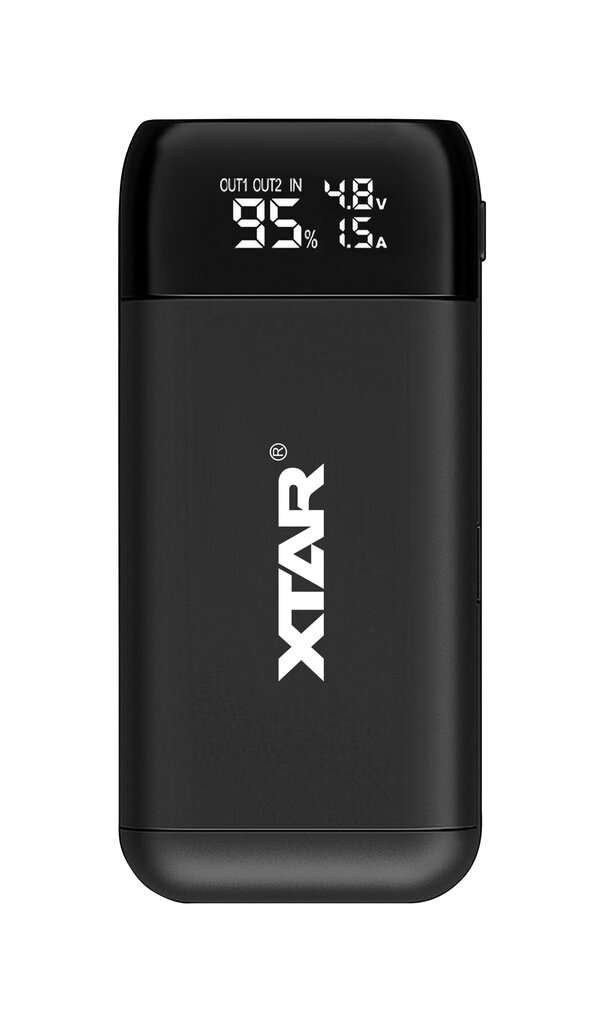 Kompresors / Power Bank 18650 XTAR PB2S baterijas cena un informācija | Barošanas avoti | 220.lv