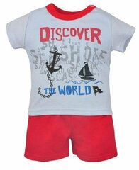 костюм для мальчика 80 см, серый цена и информация | Комплекты одежды для новорожденных | 220.lv