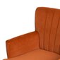 Atzveltnes krēsls 63 x 50 x 83 cm Oranžs cena un informācija | Atpūtas krēsli | 220.lv