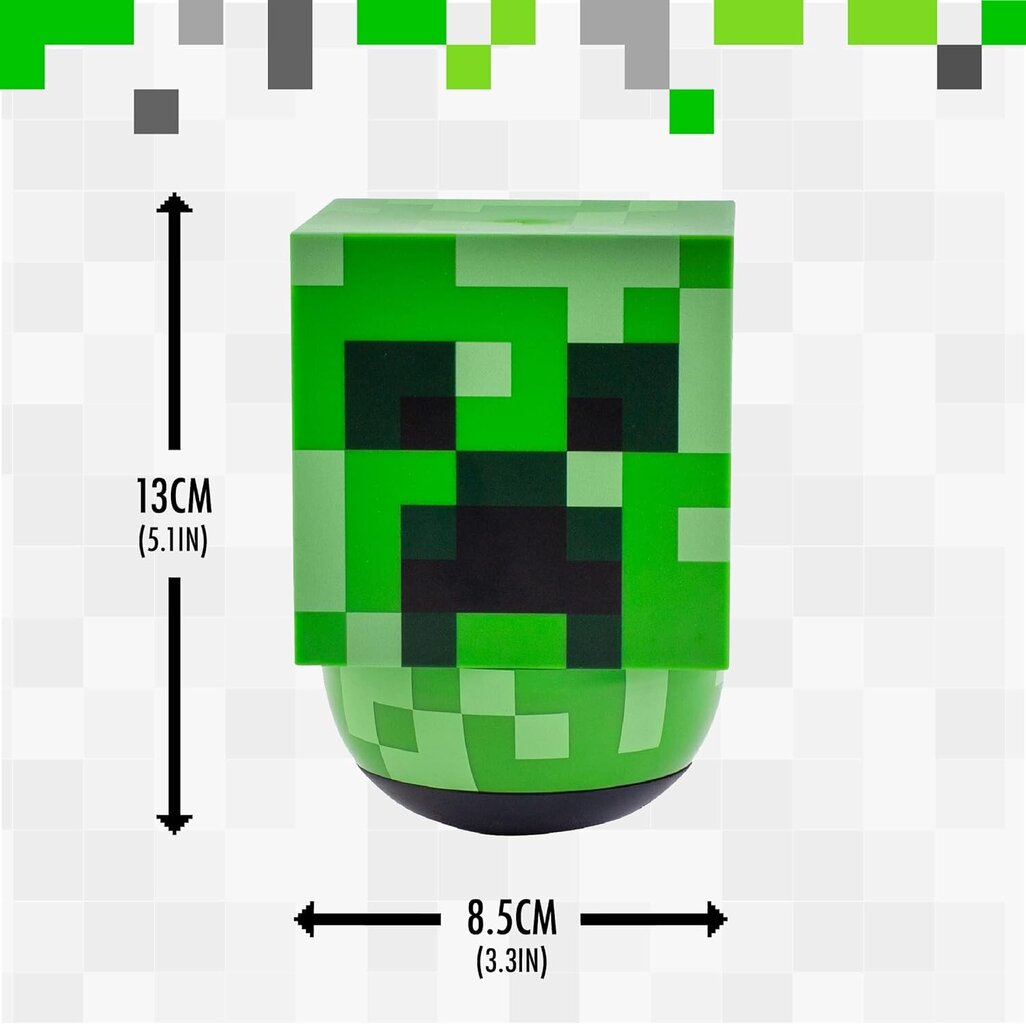 Galda lampa Paladone Minecraft Creeper Sway цена и информация | Galda lampas | 220.lv