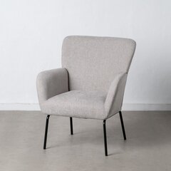 Кресло 71 x 69 x 87 cm Синтетическая ткань Серый Металл цена и информация | Кресла в гостиную | 220.lv