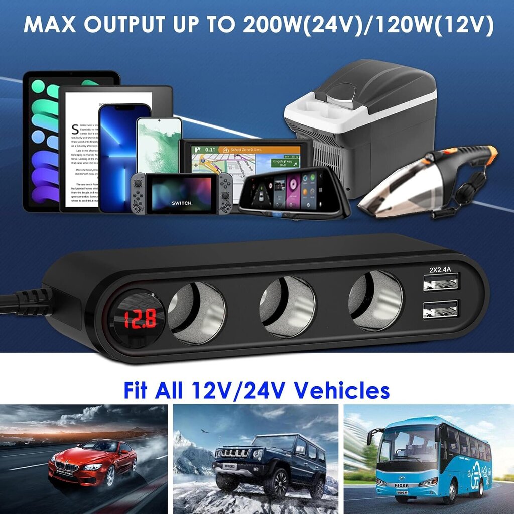Powermax HC68AD cena un informācija | Auto 12V el. piederumi | 220.lv