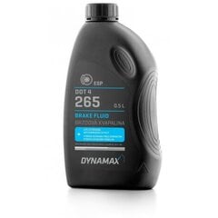 Bremžu šķidrums Dynamax 265 Dot4 ESP, 0,5 l cena un informācija | Auto ķīmija | 220.lv