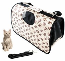 Pārnēsāšanas soma kaķiem un suņiem 45 x 20 x 27 cm цена и информация | Переноски, сумки | 220.lv