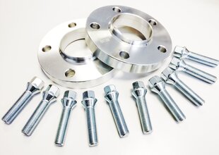 20 mm BMW Flanči (5x120, 74.1mm) 2 gab. un 10 skrūves M14x1,25 BMW E70, F15, E71 Front, F16 cena un informācija | Auto piederumi | 220.lv