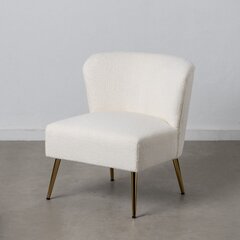Кресло 66 x 65 x 72 cm Синтетическая ткань Металл Белый цена и информация | Кресла для отдыха | 220.lv