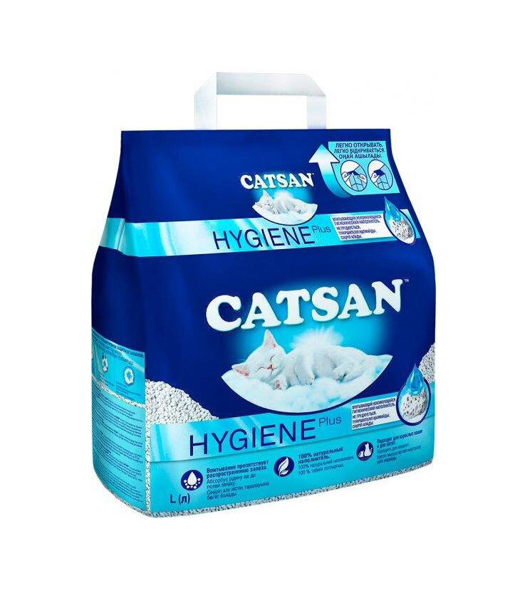 Catsan Hygiene Plus smiltis 18 l cena un informācija | Smiltis un pakaiši | 220.lv