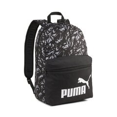 Mugursoma Puma Phase AOP 079948*07, 22 l, melna/pelēka cena un informācija | Sporta somas un mugursomas | 220.lv