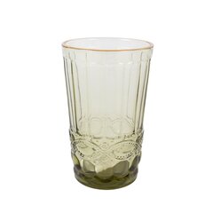 Комплект из 6 стаканов Luna 350мл, D8xH12см, зеленый цена и информация | Стаканы, фужеры, кувшины | 220.lv