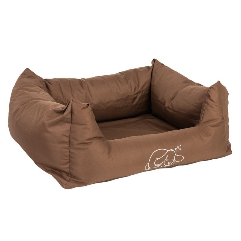 Kvadrātveida suņu gulta 76 x 60 x 21 cm цена и информация | Suņu gultas, spilveni, būdas | 220.lv