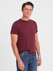 T-krekls vīriešiem Ombre Clothing 124277-7, sarkans cena un informācija | Vīriešu T-krekli | 220.lv