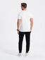 T-krekls vīriešiem Ombre Clothing 124341-7, balts cena un informācija | Vīriešu T-krekli | 220.lv