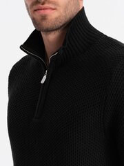 Džemperis vīriešiem Ombre Clothing 124391-7, melns цена и информация | Мужские свитера | 220.lv