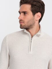 Džemperis vīriešiem Ombre Clothing 124392-7, bēšs cena un informācija | Vīriešu džemperi | 220.lv