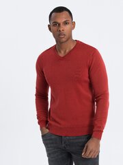 Džemperis vīriešiem Ombre Clothing 124553-7, sarkans cena un informācija | Vīriešu džemperi | 220.lv