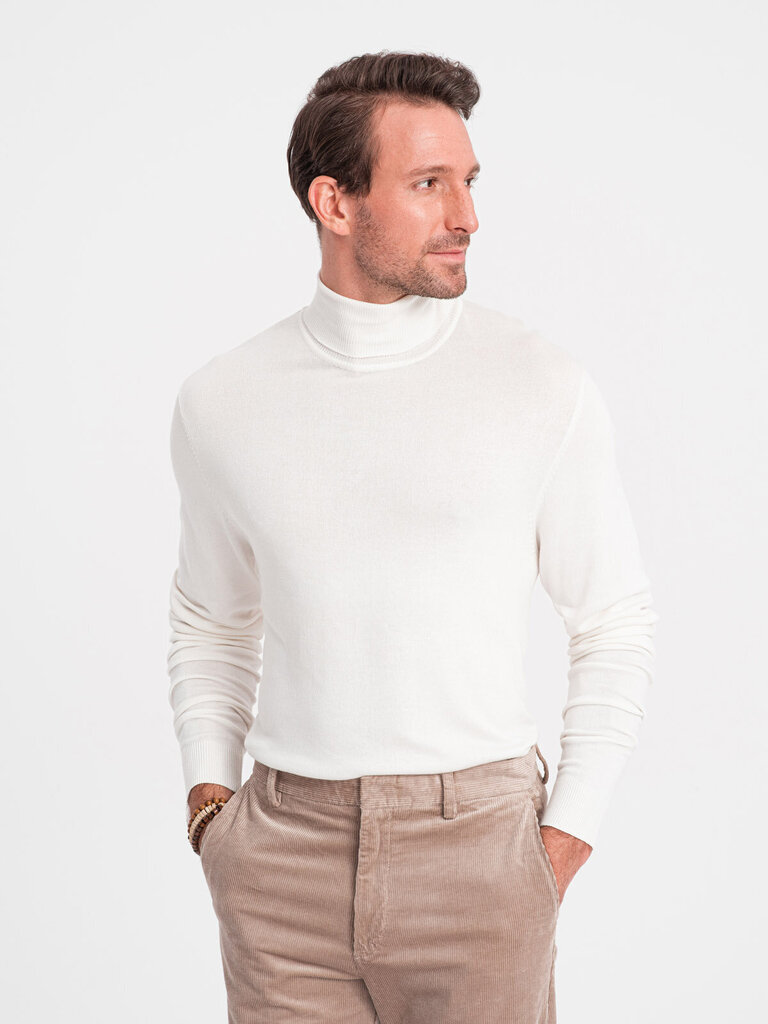 Džemperis vīriešiem Ombre Clothing 124556-7, balts cena un informācija | Vīriešu džemperi | 220.lv