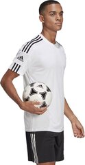 Футбольная футболка Adidas Squadra 21 JSY, XXL, белая цена и информация | Футбольная форма и другие товары | 220.lv
