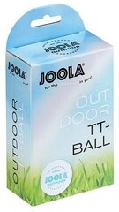 Мячи для настольного тенниса Joola Outdoor NEW, 6шт, белые цена и информация | Tłumik Drgań Babolat Cosmic Damp Regular Pink | 220.lv