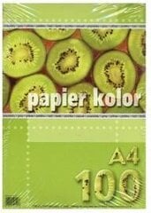 Krāsains abpusējs papīrs Kreska A4, 100 loksnes, pelēks cena un informācija | Burtnīcas un papīra preces | 220.lv