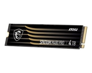 MSI Spatium M480 Pro (S78-440R050-P83) цена и информация | Внутренние жёсткие диски (HDD, SSD, Hybrid) | 220.lv