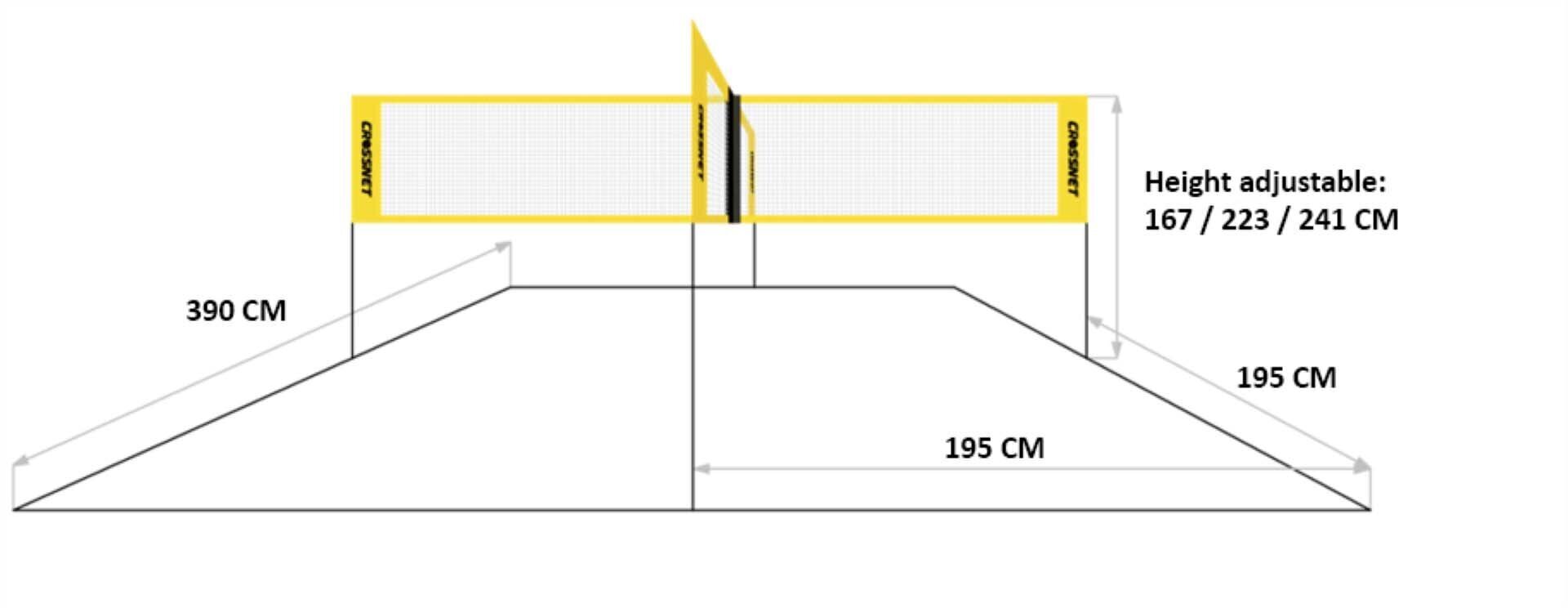 Pludmales volejbola komplekts Crossnet cena un informācija | Citas volejbola preces | 220.lv