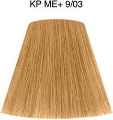 Profesionāla matu krāsa Wella Professionals Koleston Perfect Me+, 9/03 Very Light Blonde Natural Gold, 60 ml cena un informācija | Matu krāsas | 220.lv