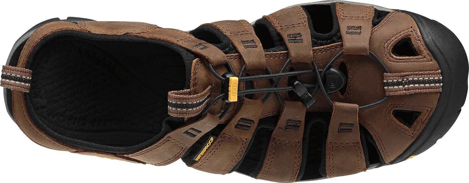 Sandales vīriešiem Keen Clearwater Cnx Leather, brūnas цена и информация | Vīriešu iešļūcenes, čības, sandales | 220.lv