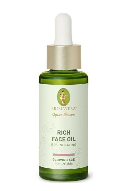 Sejas eļļa Primavera Rich Face Oil Regenerating, 30 ml cena un informācija | Serumi sejai, eļļas | 220.lv