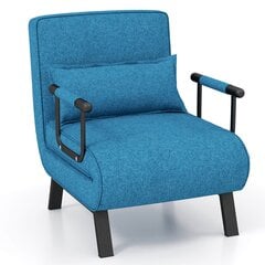 Раскладной диван-кровать 4 в 1 Costway, синий цена и информация | Диваны | 220.lv