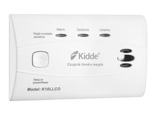 Kidde K10LLCO oglekļa monoksīda detektors цена и информация | Детекторы дыма, газа | 220.lv