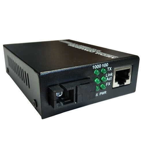 Media Converter 10/100/1000M TX1550nm цена и информация | Adapteri un USB centrmezgli | 220.lv