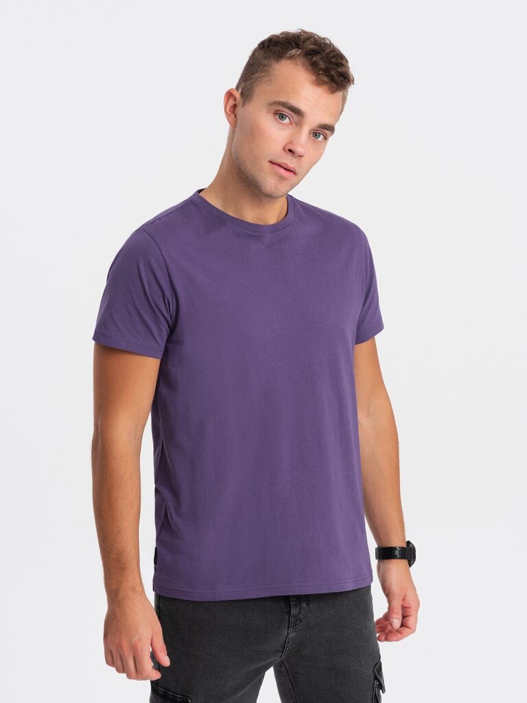 T-krekls vīriešiem Ombre Clothing 124280-7, violets цена и информация | Vīriešu T-krekli | 220.lv