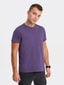 T-krekls vīriešiem Ombre Clothing 124280-7, violets цена и информация | Vīriešu T-krekli | 220.lv