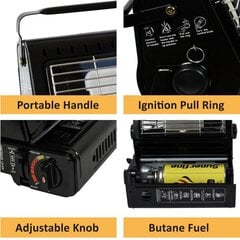 Туристический обогреватель/печь цена и информация | Газовые горелки, баллоны | 220.lv