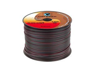 акустический кабель 0,16 мм черный цена и информация | Текстильные провода и клеммные колодки | 220.lv