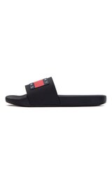 Čības vīriešiem Tommy Hilfiger Pool slide, melns цена и информация | Мужские шлепанцы, босоножки | 220.lv