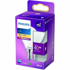 LED Spuldze Philips E14 470 lm (4,5 x 8,2 cm) (2700 K) cena un informācija | Spuldzes | 220.lv