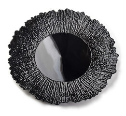 Dekoratīvais šķīvis Blanche Black, melns cena un informācija | Trauki, šķīvji, pusdienu servīzes | 220.lv
