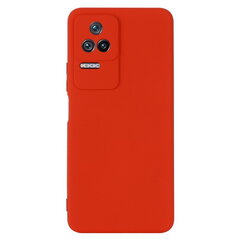 Твердый силиконовый чехол (TPU) „Shell“ - красный (Poco F4) цена и информация | Чехлы для телефонов | 220.lv