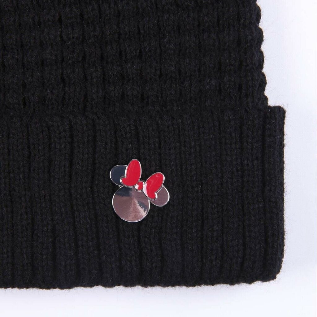 Bērnu cepure Minnie Mouse, melna цена и информация | Cepures, cimdi, šalles meitenēm | 220.lv