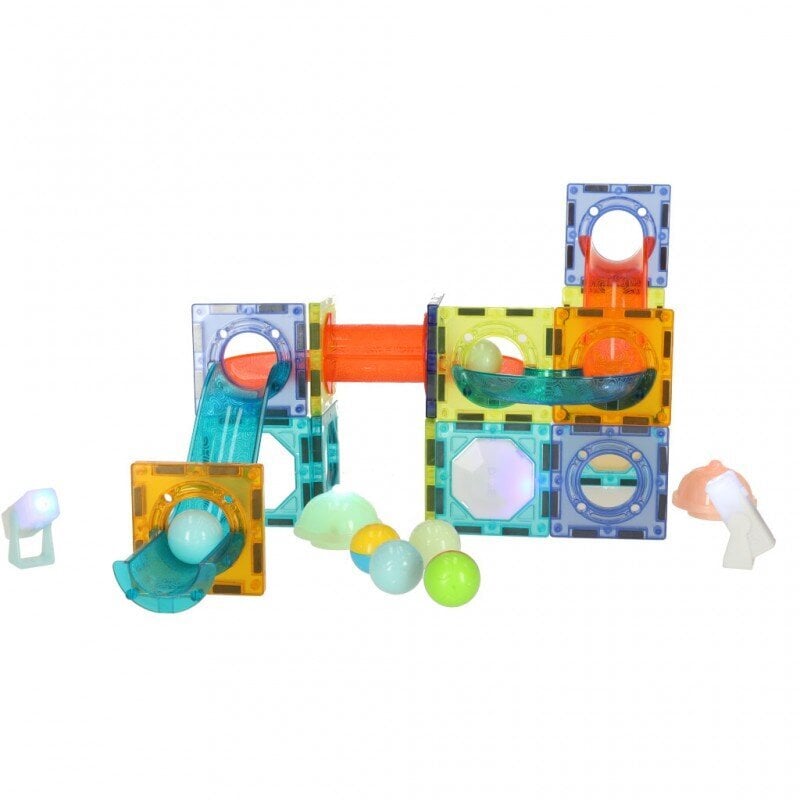 Gaismas, magnētisko bloku komplekts Stem, 49 gab. cena un informācija | Rotaļlietas zēniem | 220.lv
