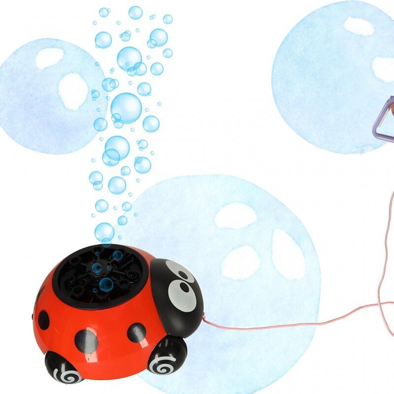 Ziepju burbuļu mašīna, sarkana, 19x21x12 cm цена и информация | Ūdens, smilšu un pludmales rotaļlietas | 220.lv