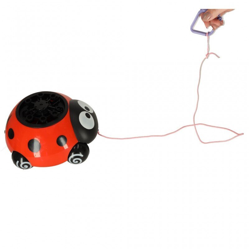 Ziepju burbuļu mašīna, sarkana, 19x21x12 cm cena un informācija | Ūdens, smilšu un pludmales rotaļlietas | 220.lv