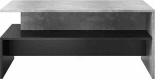 Кофейный столик Hakano, серый / черный цена и информация | Журнальные столики | 220.lv