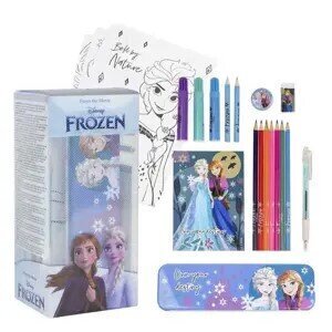 Zīmēšanas komplekts Frozen, 24 gab. цена и информация | Modelēšanas un zīmēšanas piederumi | 220.lv
