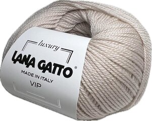 Пряжа Lana Gatto VIP, 10011, 50г цена и информация | Принадлежности для вязания | 220.lv